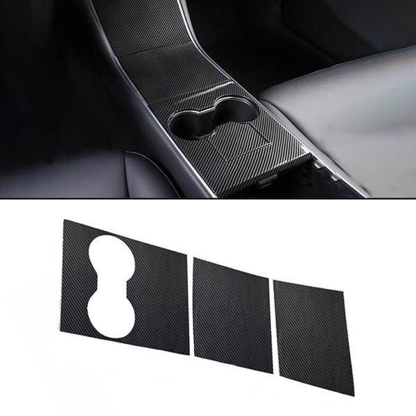 RPMtesla`S Supplier Carbon fiber body kit center console interior 3PCS Model 3