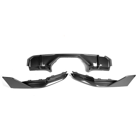 MP style dry carbon fiber rear diffuser carbon corners for G80 M3 G82 M4