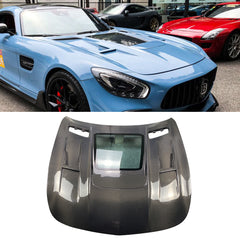 IMP style carbon fiber engine hood cover for AMG GT/GTS/GTC/GTR 2015-2020