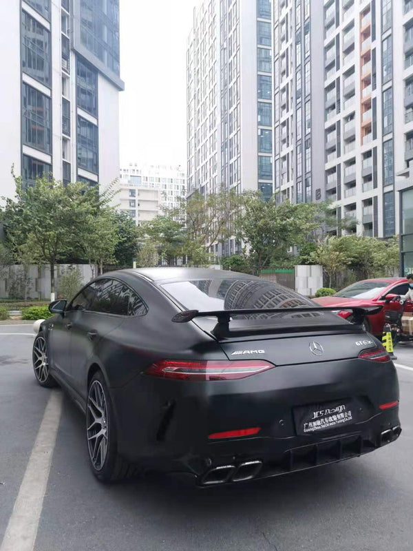 GTR style carbon fiber body kit rear spoiler wing for Amg gt40.gt50 gt43 gt53 4 DOORS