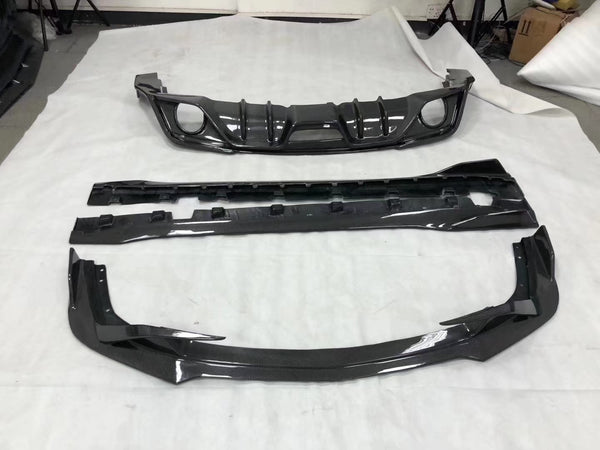 Carbon fiber rear diffuser for Ford Mustang 2015+