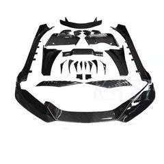 Carbon fiber front lip side skirt rear diffusion wing for BMW I8