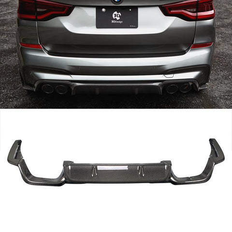 3D style carbon fiber rear diffuser  for F97 X3M