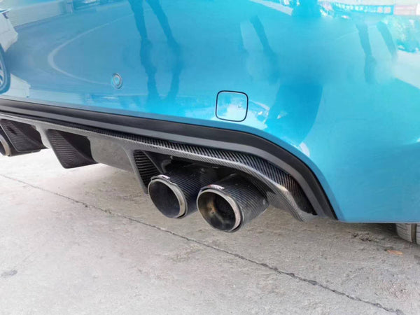 RKP Style Car Styling Carbon Fiber Front Bumper Lip  For X5M X6M F85 F86  Rear diffuser