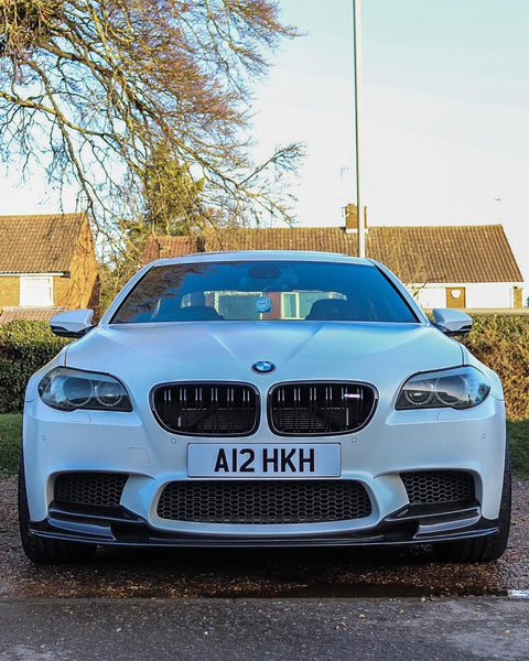 Large blade carbon fiber rear diffuser BMW F10 M5 M-tech rear bumper