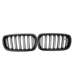 Carbon fiber 2-slat front grille for X5 F15 X6 F16 2015 2016 2017 2018
