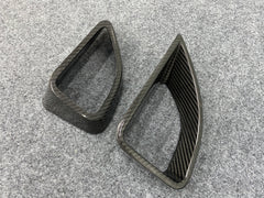 Dry carbon fiber front bumper trim vent for W167 GLE350 GLE450