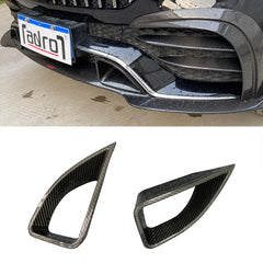 Dry carbon fiber front bumper trim vent for W167 GLE350 GLE450