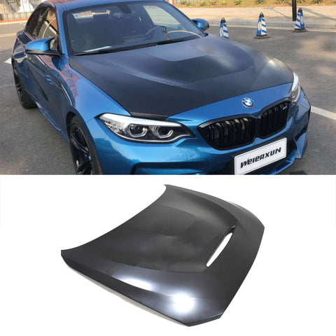 M2 GTS style Aluminum material hood fit for M2 M1 2S 1S F20 F22 F87 hood scoop