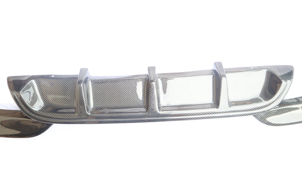 MP Style for F12/F13 M6 F06 M6 Grand Coupe M6 Carbon Fiber Rear bumper Diffuser Lip spoiler  2012-2018