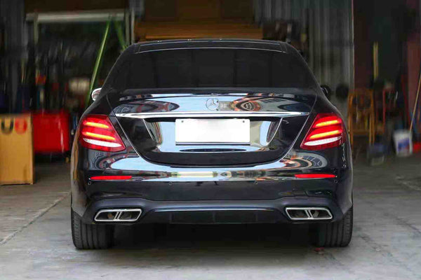 E-class w213 upgrade E63 AMG  Body Parts with front bumper grill and diffuser