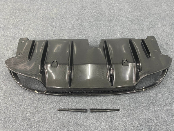 Quadrifoglio style carbon fiber body kit front lip for Romeo Giulia