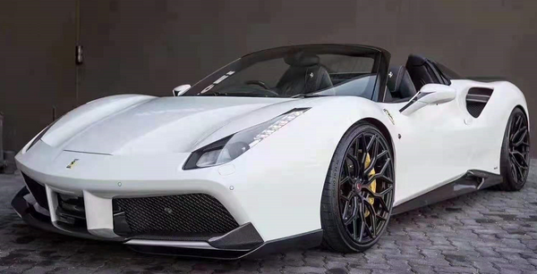 Novitec Style forged Carbon Fiber side skirts For 488 GTB