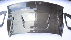 GT3RS style carbon fiber rear trunk with wing for 911 997