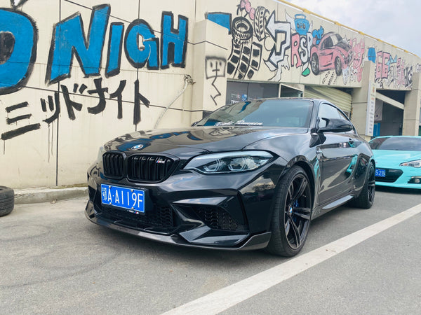 MP style high quality carbon fiber front lip for M2C