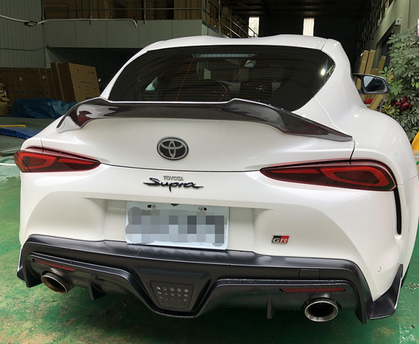 V style dry carbon spoiler for Toyota new Supra A90