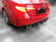 carbon fiber Giulia Rear Bumper Diffuser Spoiler for Alfa Romeo Giulia 2017 2018