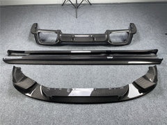 Carbon fiber rear diffuser BMW F98 X4M dry carbon rear bumper diffuser