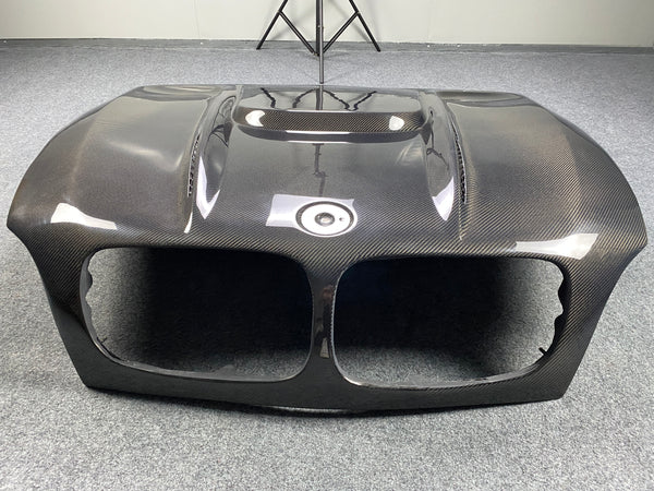 HM Style Carbon Fiber front Hood Bonnet Fits E70 E71 X5M X6M 2008-2014