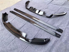 Carbon Fiber Front Bumper Lip Spoiler Splitter For X5M X6M F85 F86 3D Style Head Chin Shovel