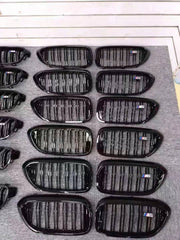 Carbon fiber Grille For 5 Series   F10 F18  M5 Glossy black grille