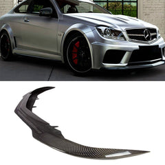 carbon fiber body kit front lip for w204 C Class c63 Black series 2012-2014