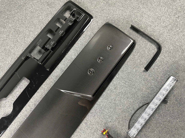 Dry carbon G class front roof with light  for W464 W463 G500 G63 G350 carbon fiber roof wing