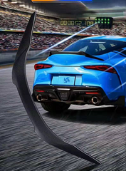 V style dry carbon spoiler for Toyota new Supra A90