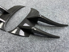 carbon fiber front bumper trim insert for AMG GTR