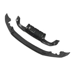 MP style for F87 M2C Carbon Fiber Front lip bumper splitter and Rear diffuser for  F87 M2