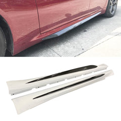 Quadrifoglio style carbon fiber body kit side skirt for Romeo Giulia
