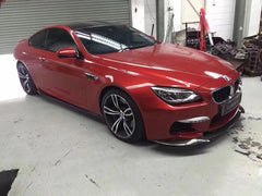 V style BMW Carbon fiber side skirts for M6 F06 F12 F13