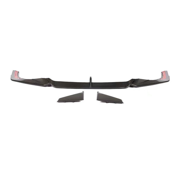 Dry carbon fiber front lip for Audi RS7-C8 RS7 front splitter front bumper exhaust