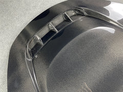 TESLA Model 3 carbon fiber ROBOT carbon hood, available in single-sided and double-sided carbon options