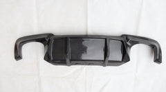 Large blade carbon fiber rear diffuser BMW F10 M5 M-tech rear bumper