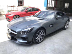 R style car front lip bumper spoiler Carbon fiber front bumper lip for AMG GT GTS