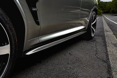3D style carbon fiber front lip side skirts rear diffuser for F97 X3M