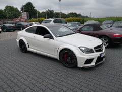 carbon fiber body kit front lip for w204 C Class c63 Black series 2012-2014