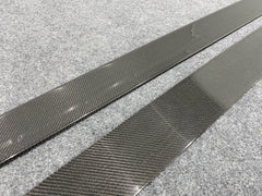 MP style dry carbon fiber Double layer side skirts for F82 M4 F80 M3
