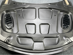 Dry carbon fiber Quadrifoglio bonnet for Giulia