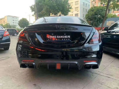 B Style Carbon Fiber Bumper Vents Front Lip Diffuser Body Kit For S Class W222 S63 S65 2018+