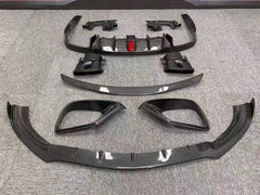 BS Full Body Kit  Front Lip Rear Diffuser Front vent spoiler exhausted tips For W213 E63  AMG