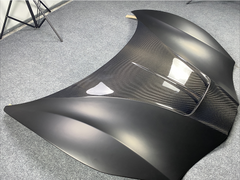 Mansori Style Half Carbon Fiber front bumper Hood For Ferrari 488 GTB Spider