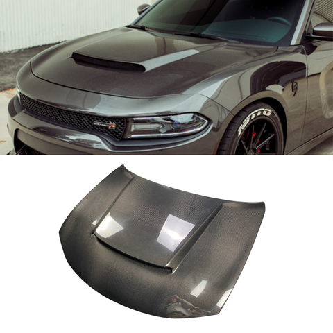 Style carbon fiber Engine Hood for Dodge Charger Bonnet