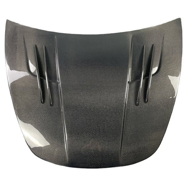 V3 style carbon fiber bonnet hood for Model 3