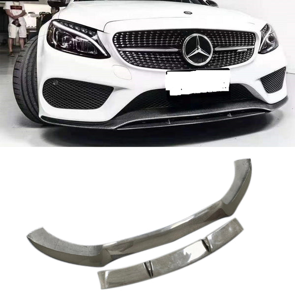 W205 AMG C43 carbon fiber front lip front bumper lip for W205 C43 AMG
