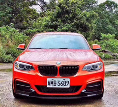 MP style carbon fiber front lip for 2 series F22 F23 M235 front bumper lip