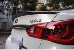 CS style carbon fiber rear turnk wing spoiler for Infiniti Q50 Q50S