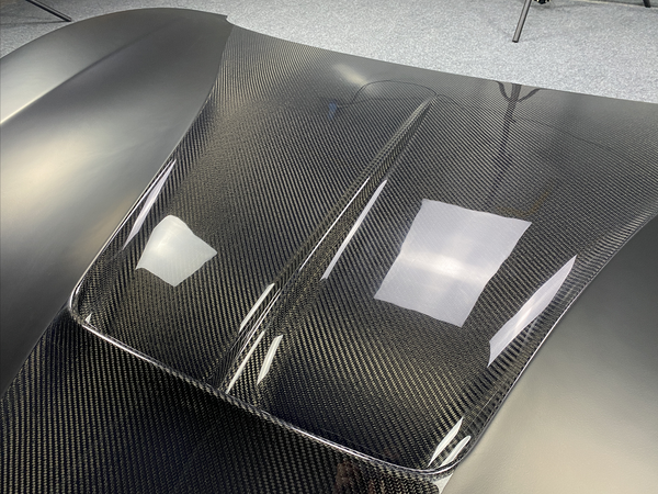 Mansori Style Half Carbon Fiber front bumper Hood For Ferrari 488 GTB Spider
