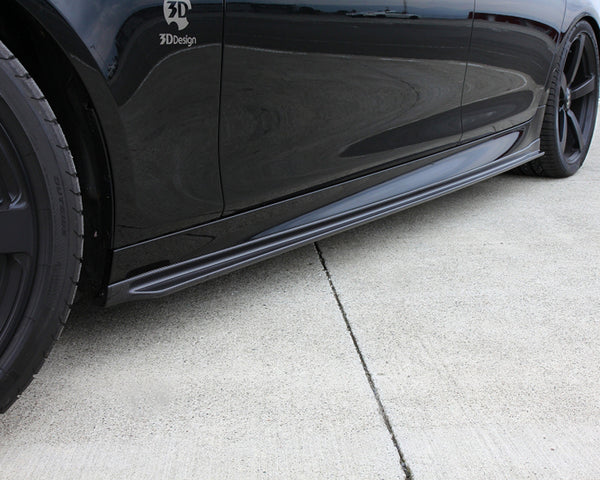 3D design carbon fiber side skirts for bmw F10 M5